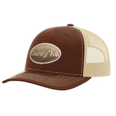 Country Folk Rack Trucker Hat Brown/Khaki