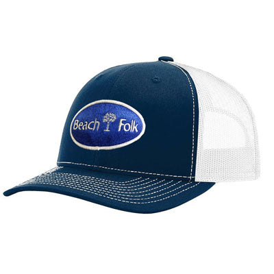 One Folk Tusker Trucker Hat Navy/White