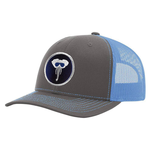 One Folk Tusker Trucker Hat Charcoal/Columbia Blue