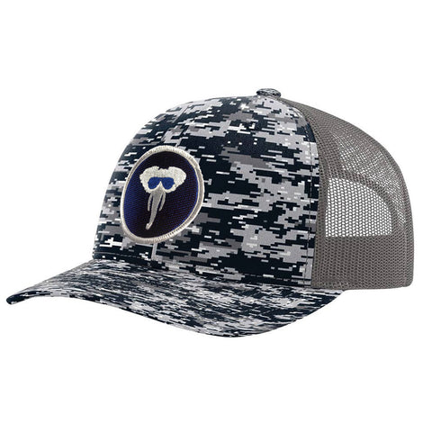 One Folk Tusker Trucker Hat  Army Green Camo/Black
