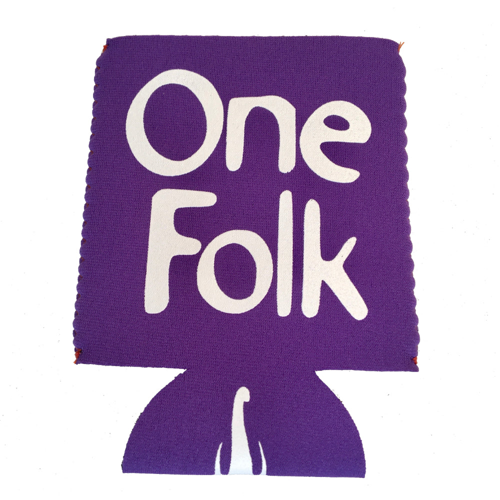One Folk Tusker Koozie - Dark Purple